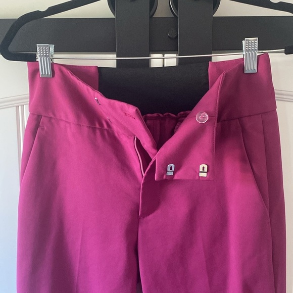 Argent Flex Waist Trouser Magenta Size 2 - Picture 4 of 5